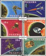 *Známky Panama 1969 Vesmír, razítkovaná séria - Kliknutím na obrázok zatvorte -